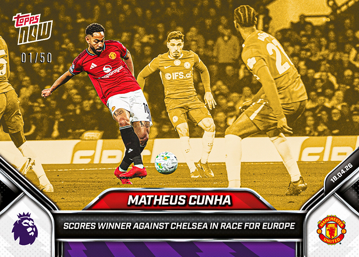 Matheus Cunha - 2025-26 Premier League Topps NOW - Card 174 - PR: 760 - Image 6