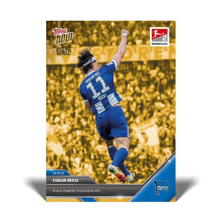 Fabian Reese - 2024-25 Bundesliga Topps NOW Card 154 - PR: 320 - Image 7