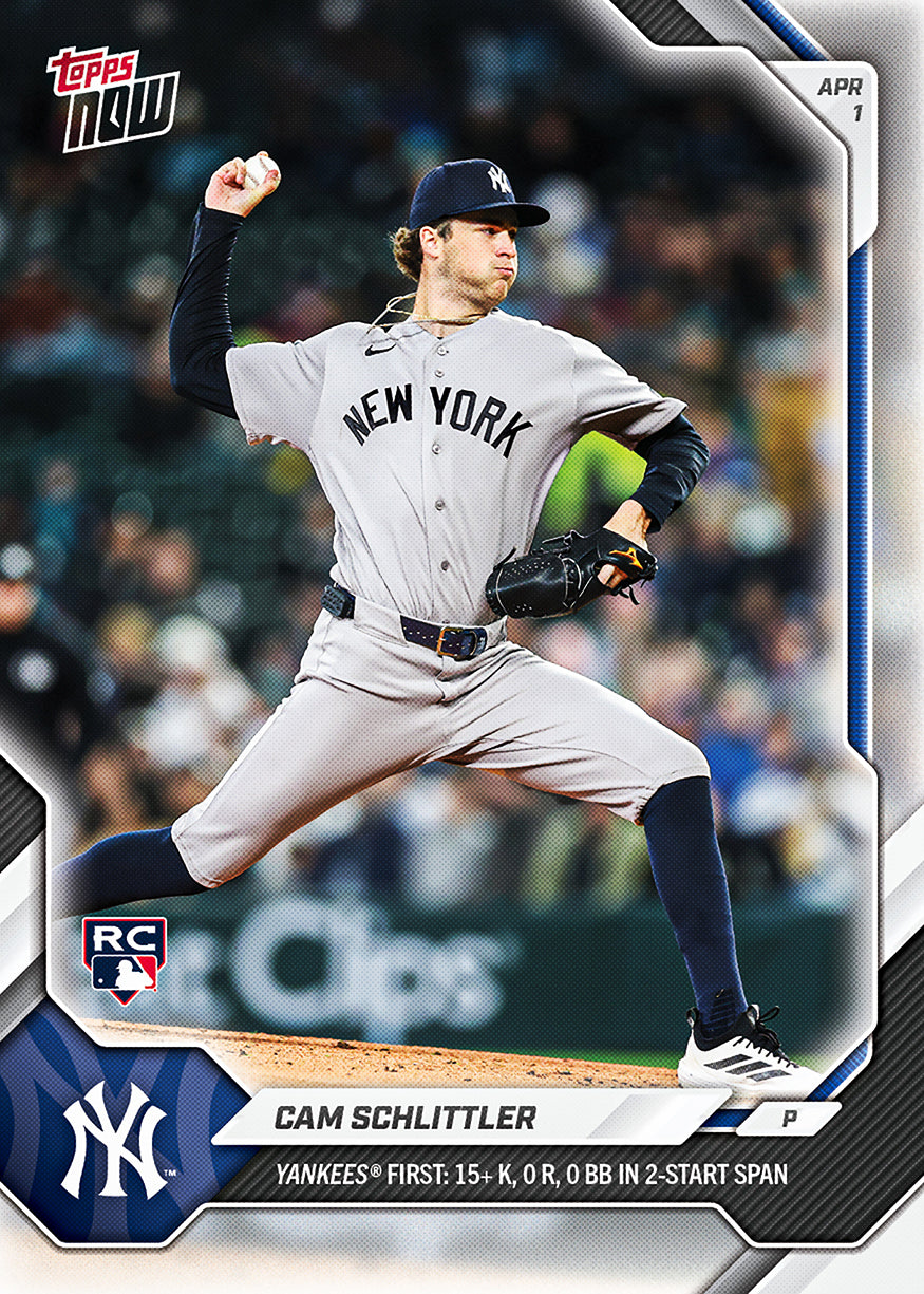 Cam Schlittler - 2026 MLB Topps NOW - Card 41 - PR: 3627
