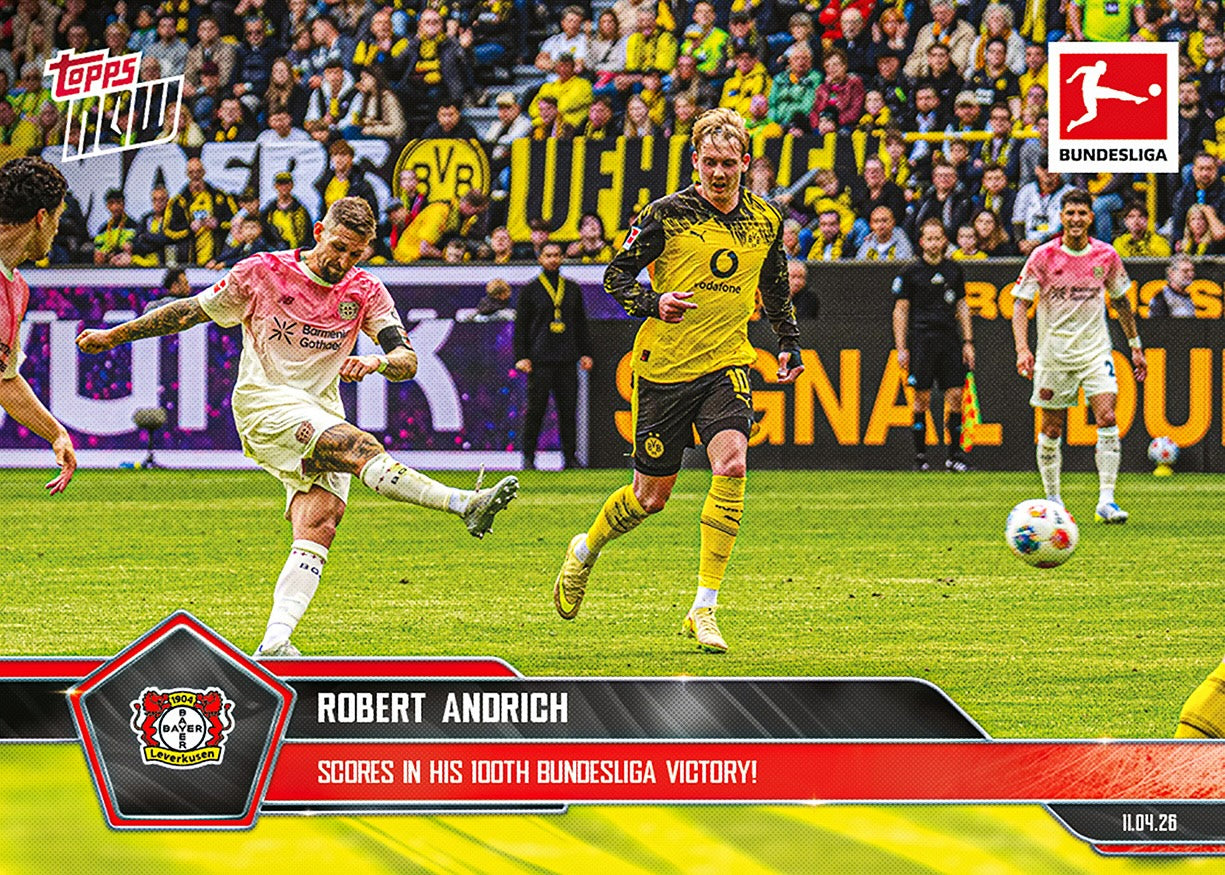 Robert Andrich - 2025-26 Bundesliga Topps NOW - Card 165 - PR: 63