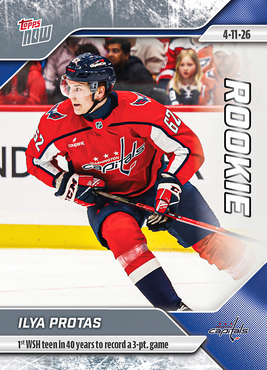 Ilya Protas - 2025-26 NHL Topps NOW - Sticker # 145 Pack - PR: 765