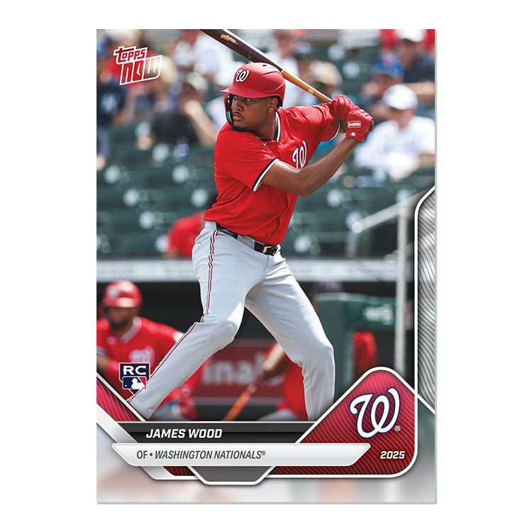 Alternative view of 2025 Washington Nationals MLB Topps NOW Road To Opening Day 11-Card Team Set - PR: 899