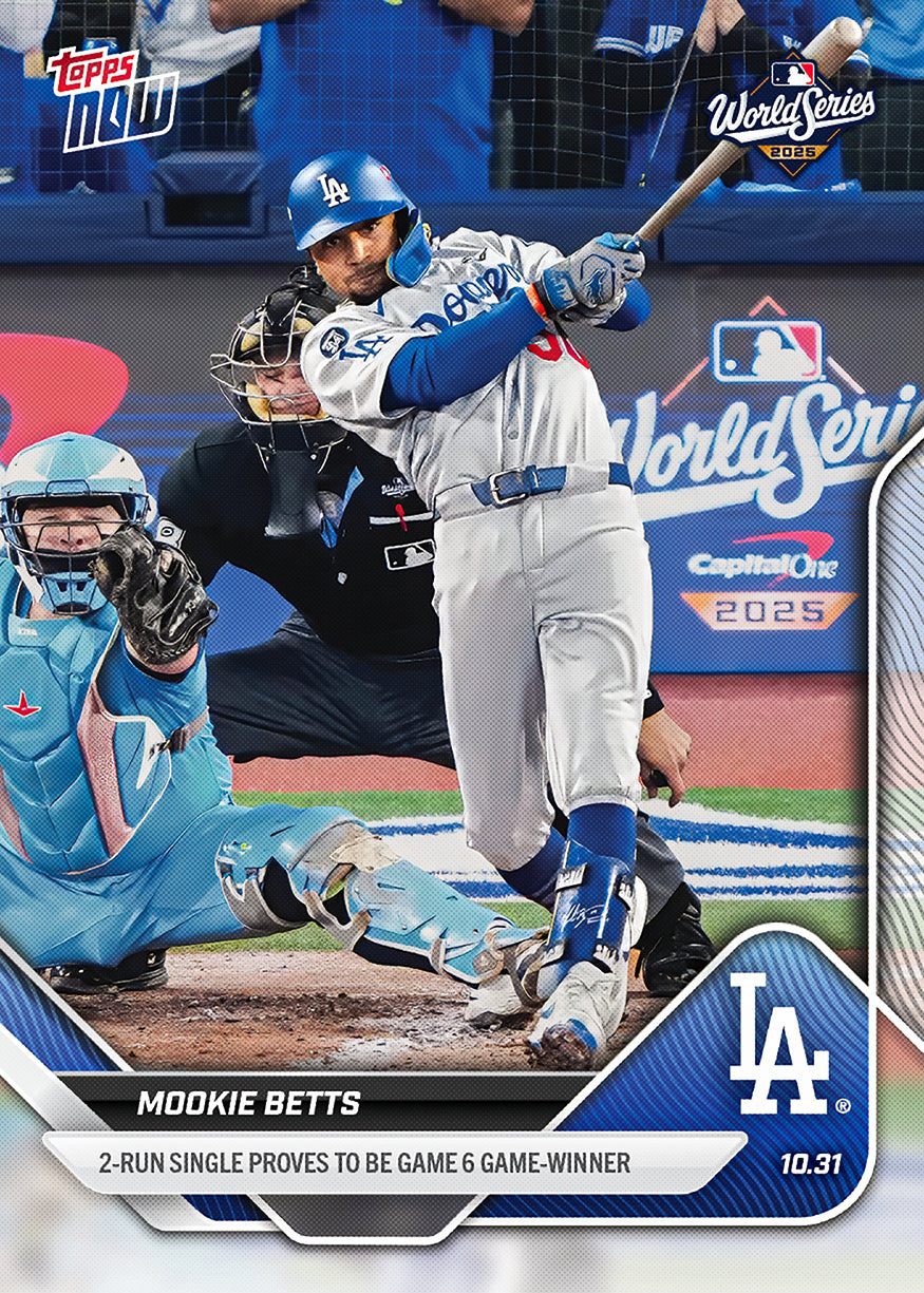 Mookie Betts - 2025 MLB Topps NOW - Card 915 - PR: 4437