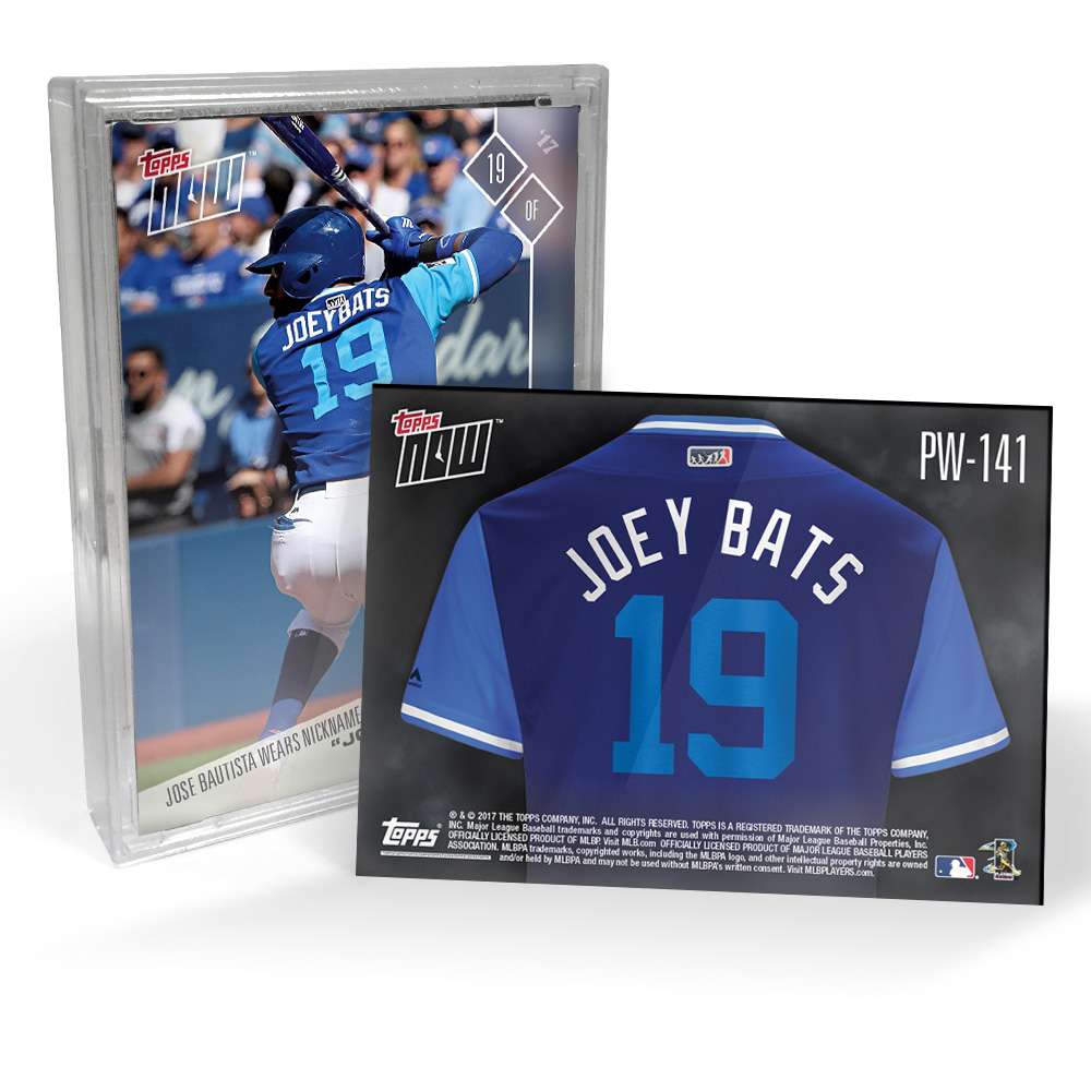 2017 Blue Jays Players Weekend - TOPPS NOW 5-Card Team Set - Print Run: 93 Sets