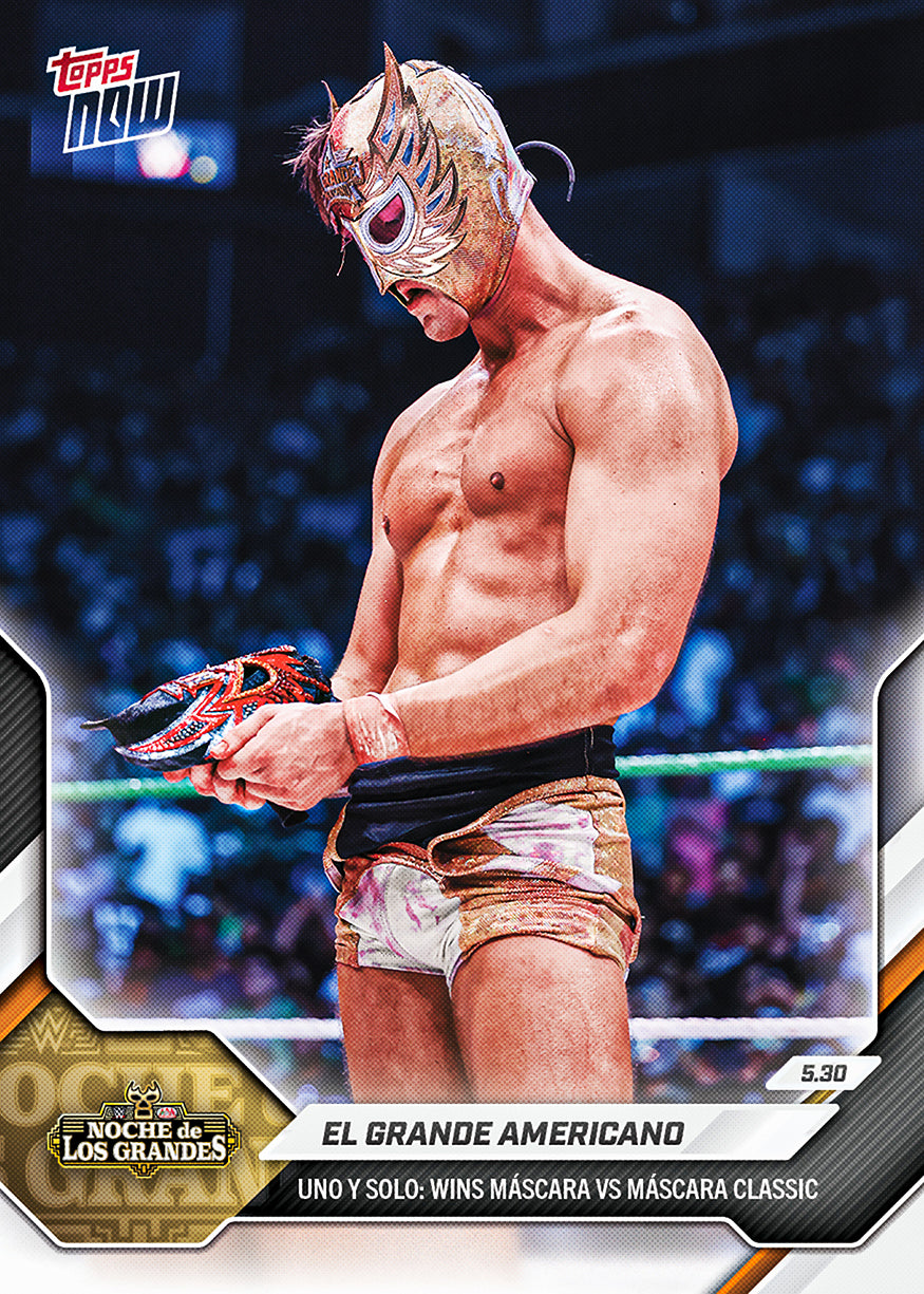El Grande Americano - 2026 WWE Topps NOW - Card 61 - PR: 4598