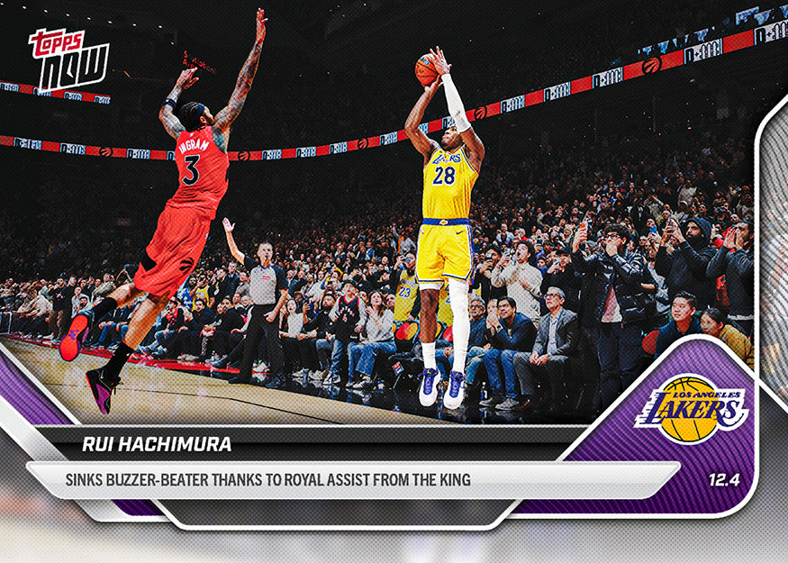 Rui Hachimura - 2025-26 NBA Topps NOW - Card 74 - PR: 3349