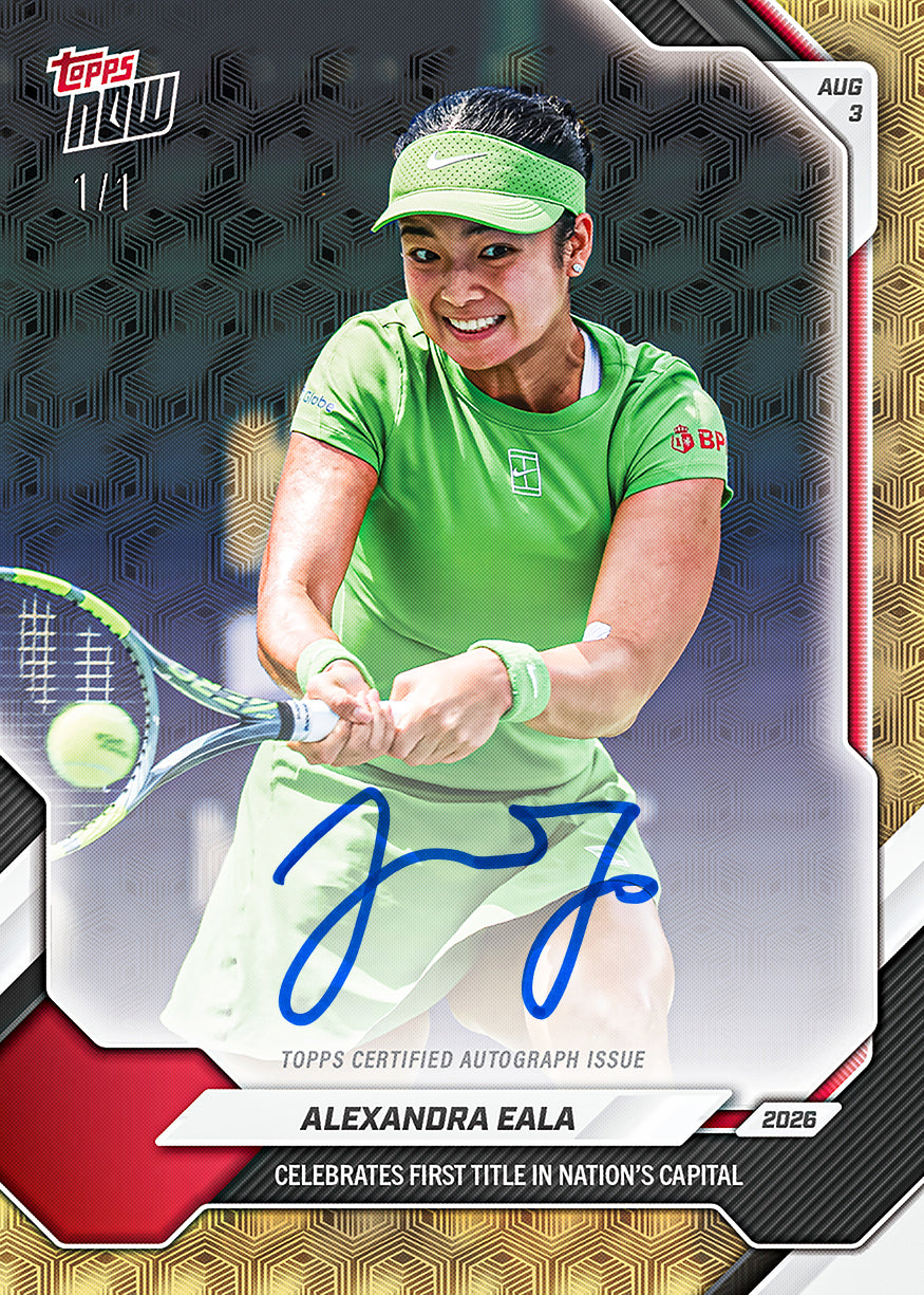 Alexandra Eala - 2026 Topps NOW Tennis - Card 18 - PR: 17380 - Image 2