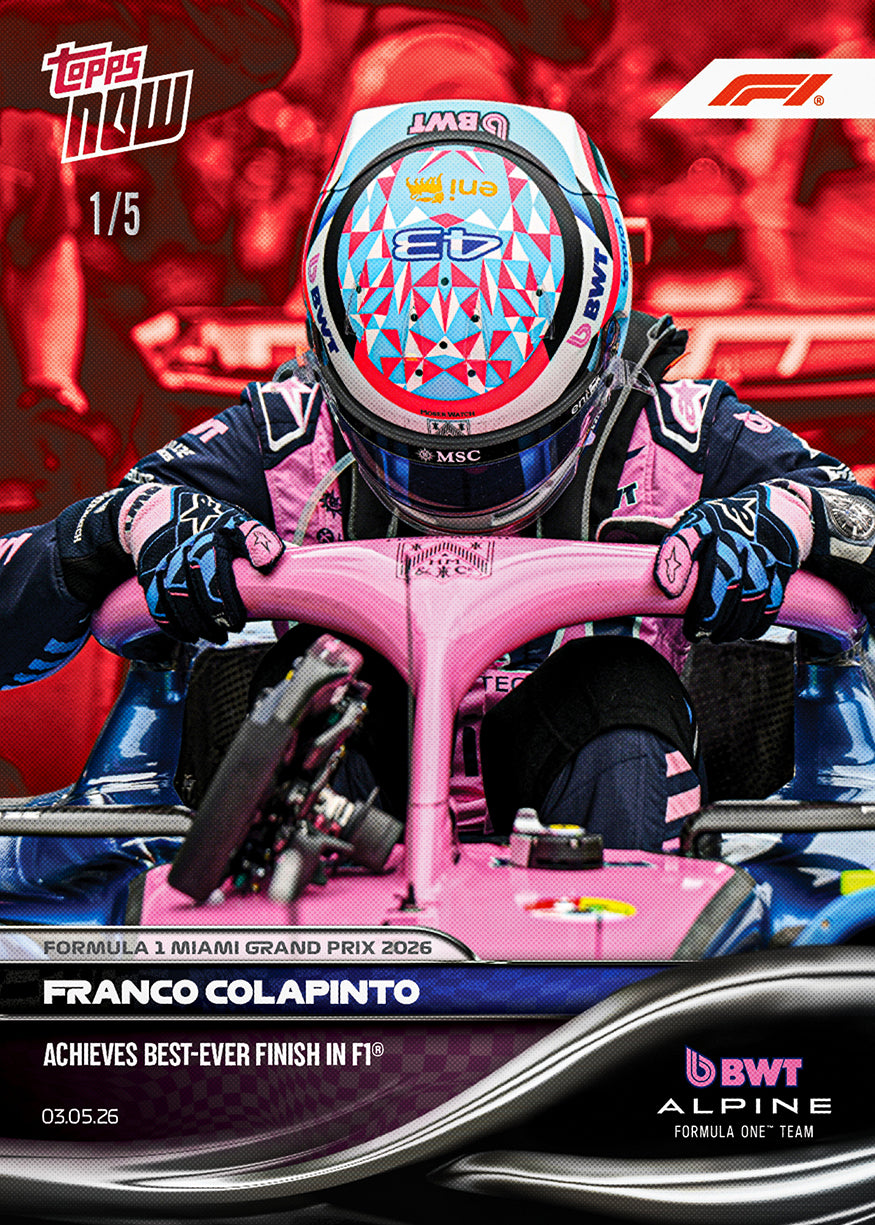 Franco Colapinto - 2026 Formula 1 Topps NOW - Card 27 - PR: 1675 - Image 3