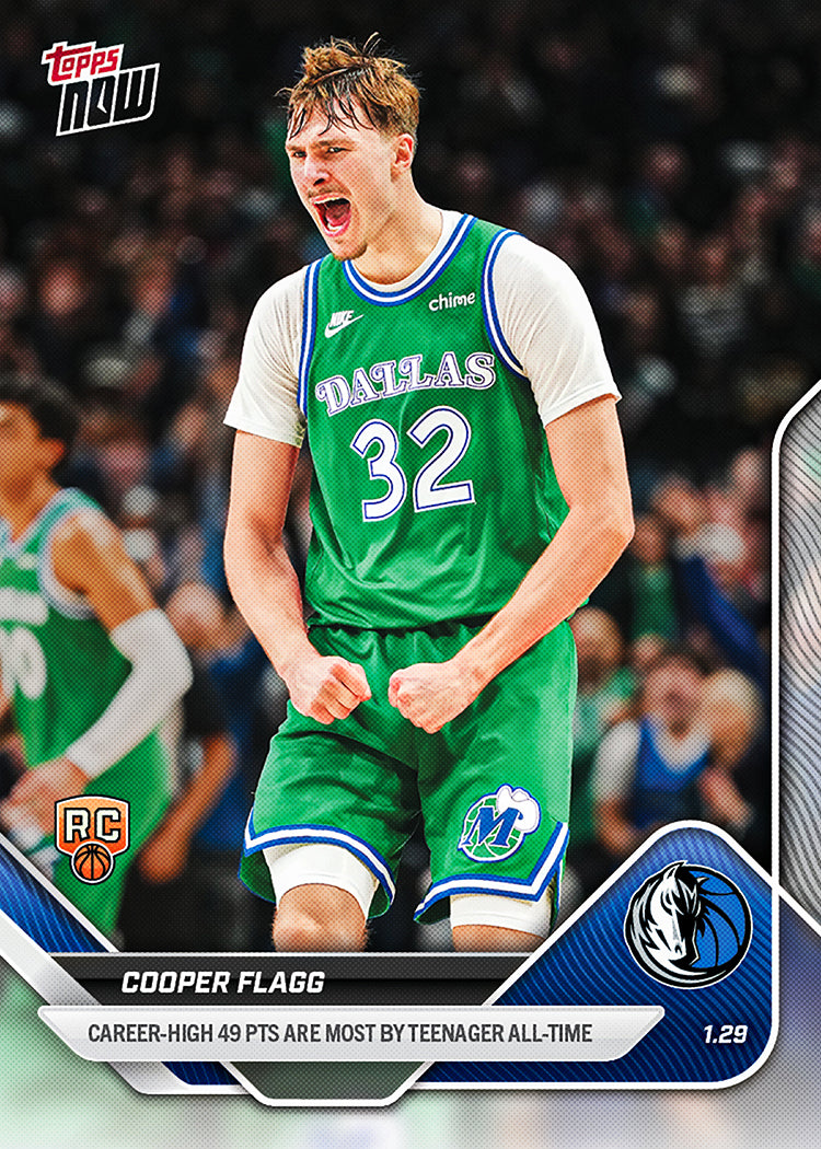 Cooper Flagg - 2025-26 NBA Topps NOW - Card 150 - PR: 30039