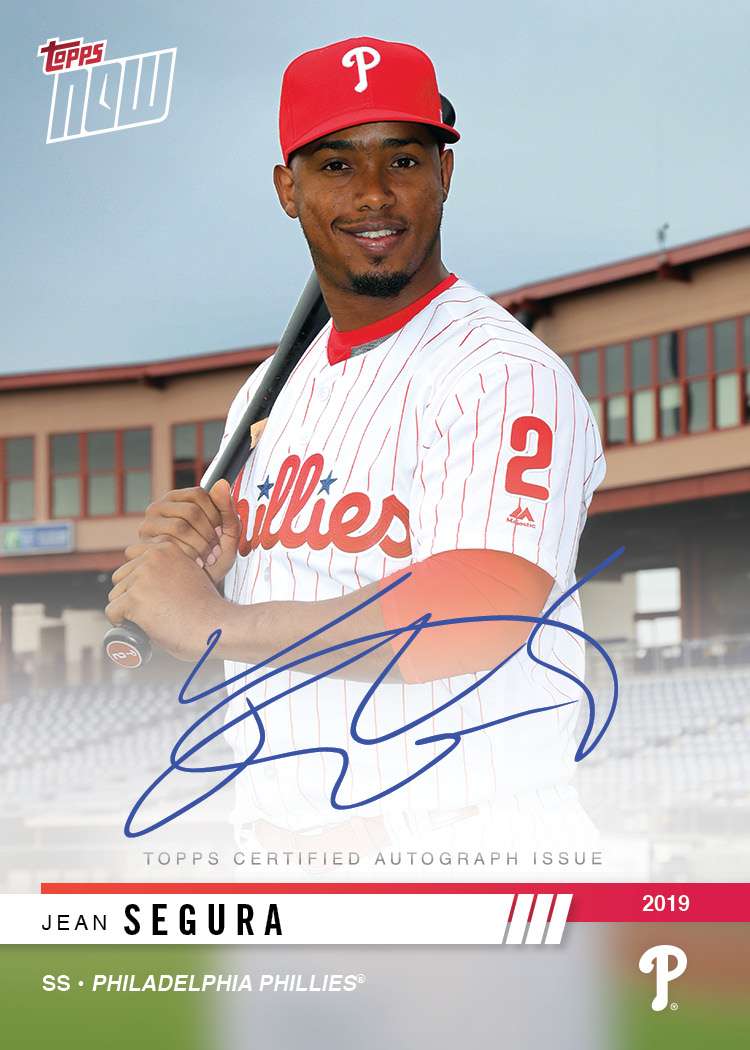 2019 Philadelphia Phillies TOPPS NOW Road To Opening Day 16-Card Team Set - Autograph Edition - Print Run: 500 - Image 3