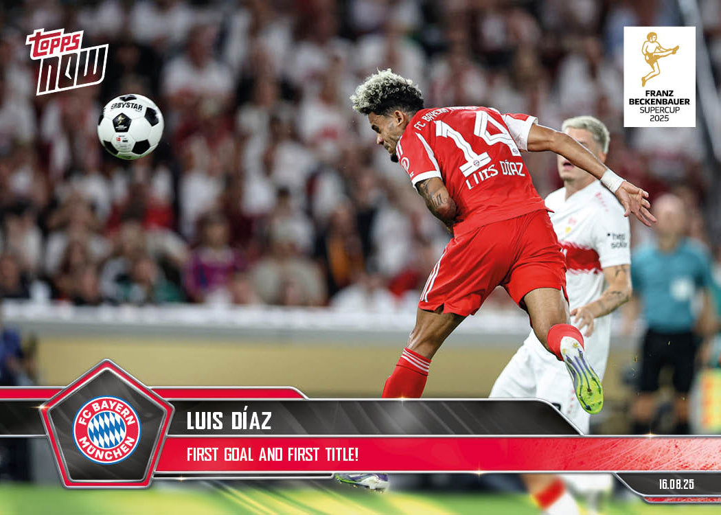 Luis Díaz - 2025-26 Bundesliga Topps NOW Card 3 - PR: 411