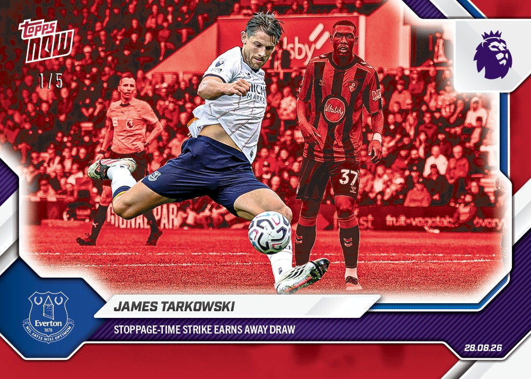 James Tarkowski - 2026-27 Premier League Topps NOW - Card 12 - Image 3