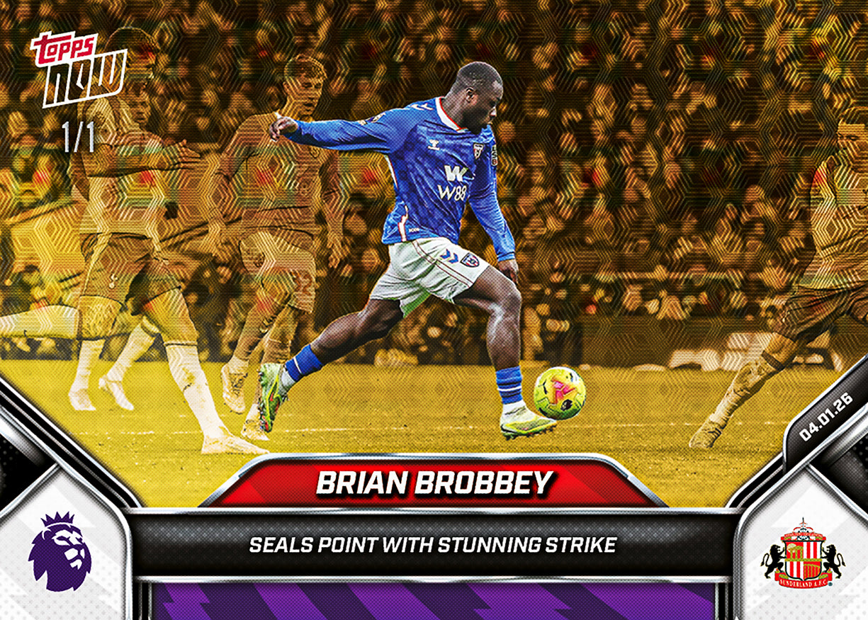 Brian Brobbey - 2025-26 Premier League Topps NOW - Card 101 - PR: 320 - Image 2