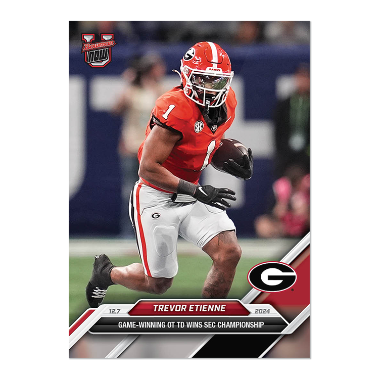 Trevor Etienne - 2024 Bowman U NOW Football Card 54 - PR: 532
