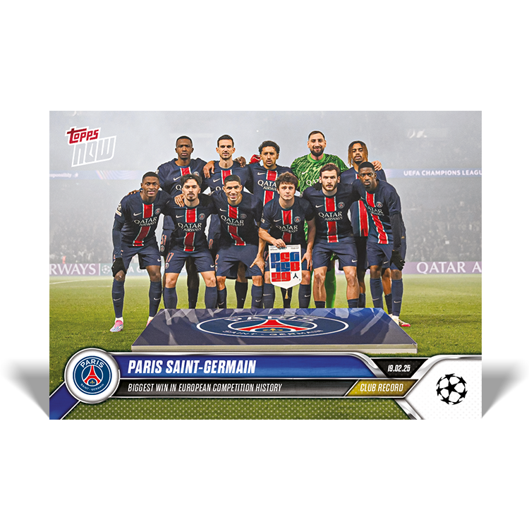 Paris Saint-Germain - 2024-25 UCL Topps NOW - Card 110 - PR: 173