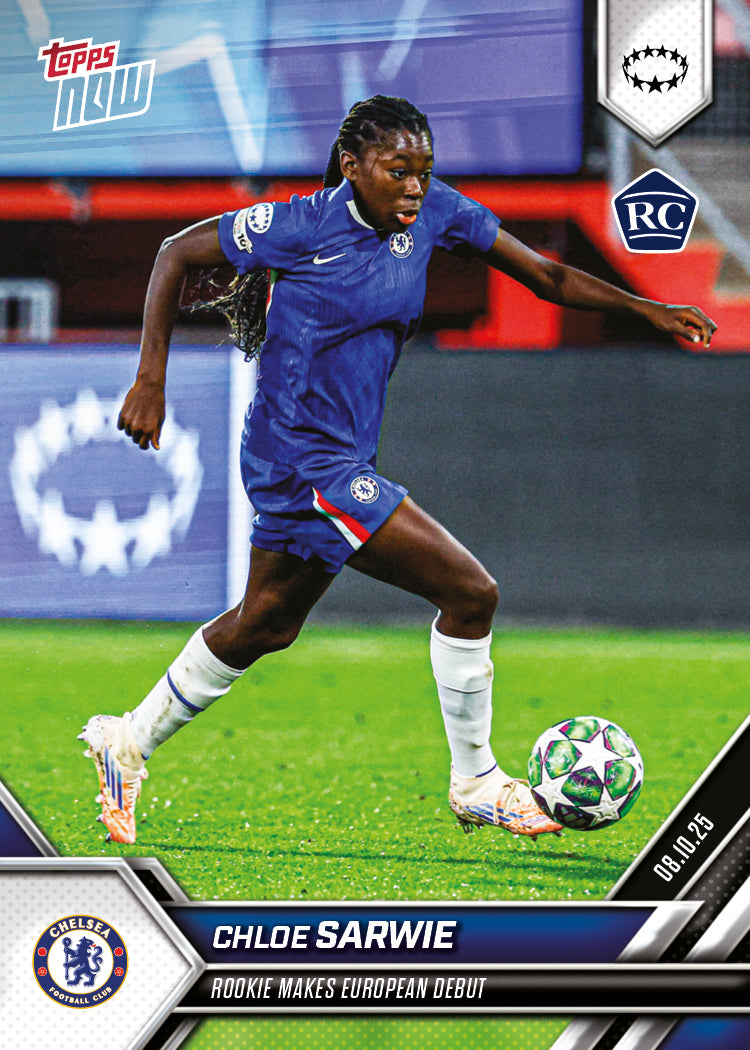Chloe Sarwie - 2025-26 UWCL Topps NOW - Card 2