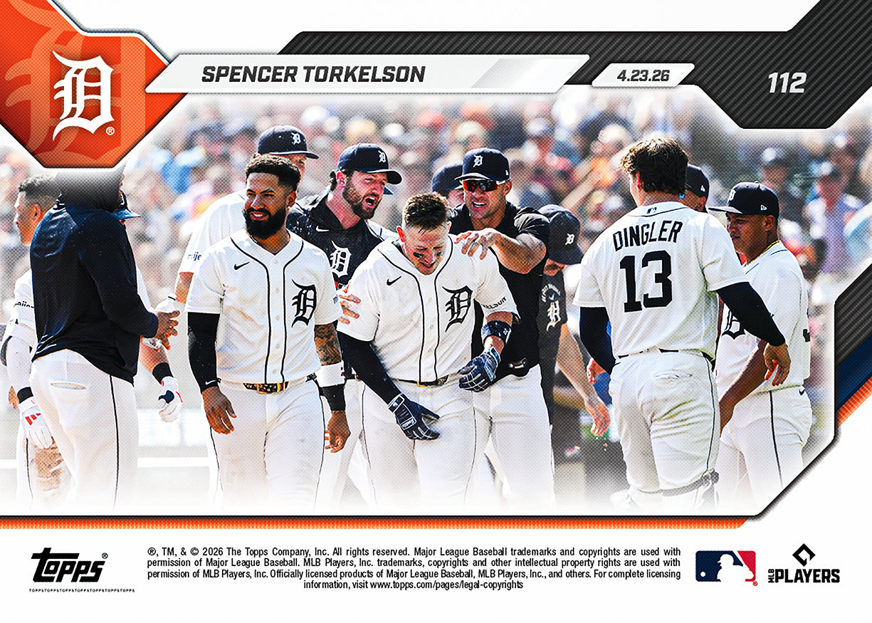 Spencer Torkelson - 2026 MLB Topps NOW - Card 112 - PR: 797 - Image 2