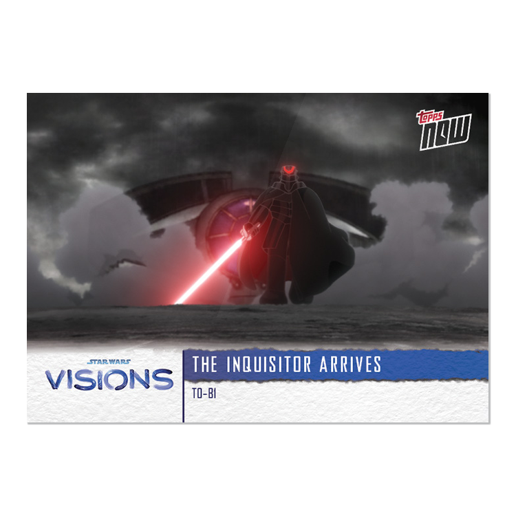 Alternative view of 2021 Star Wars Visions TOPPS NOW - 5-Card Pack - T0-B1 - PR: 517