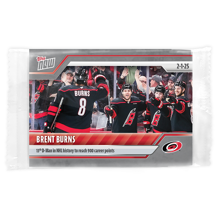 Brent Burns - 2024-25 NHL Topps NOW - Sticker # 104 Pack - PR: 150
