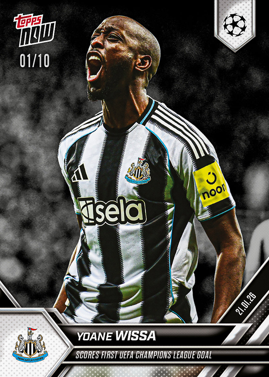 Yoane Wissa - 2025-26 UCL Topps NOW - Card 77 - PR: 211 - Image 4