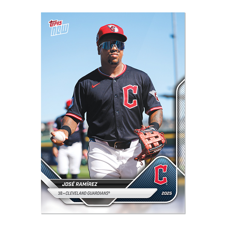 Alternative view of 2025 Cleveland Guardians MLB Topps NOW Road To Opening Day 11-Card Team Set - PR: 451