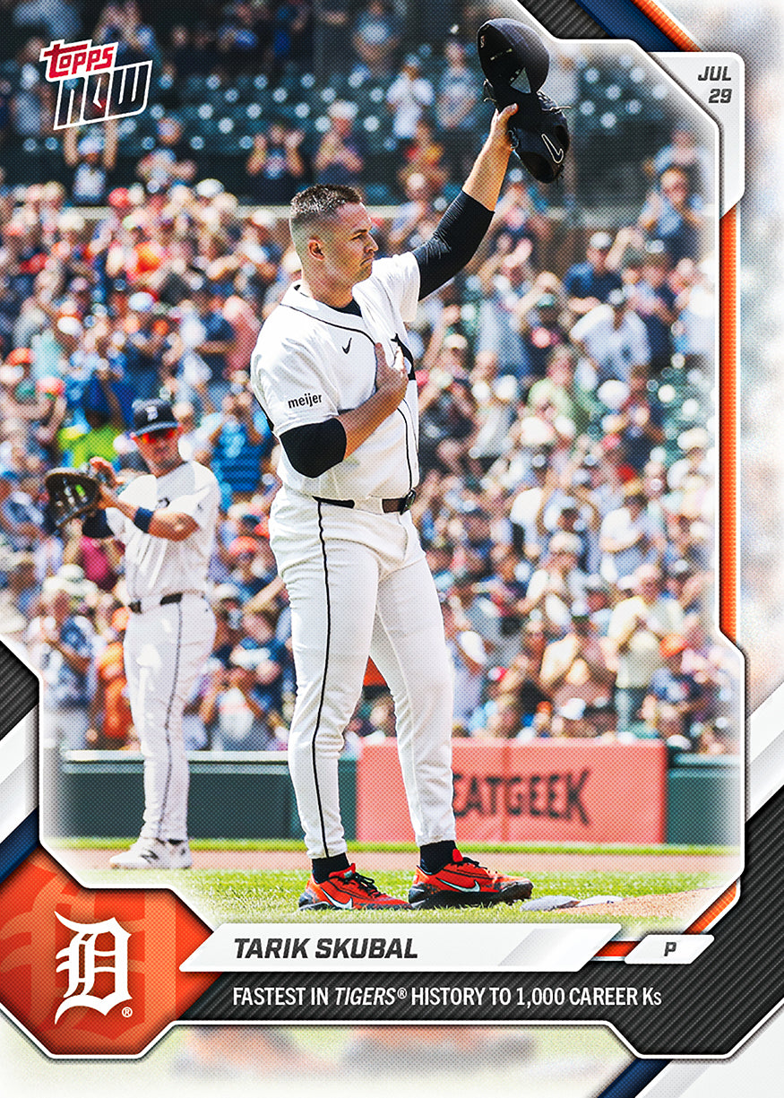 Tarik Skubal - 2026 MLB Topps NOW - Card 498 - PR: 5092 - Image 2