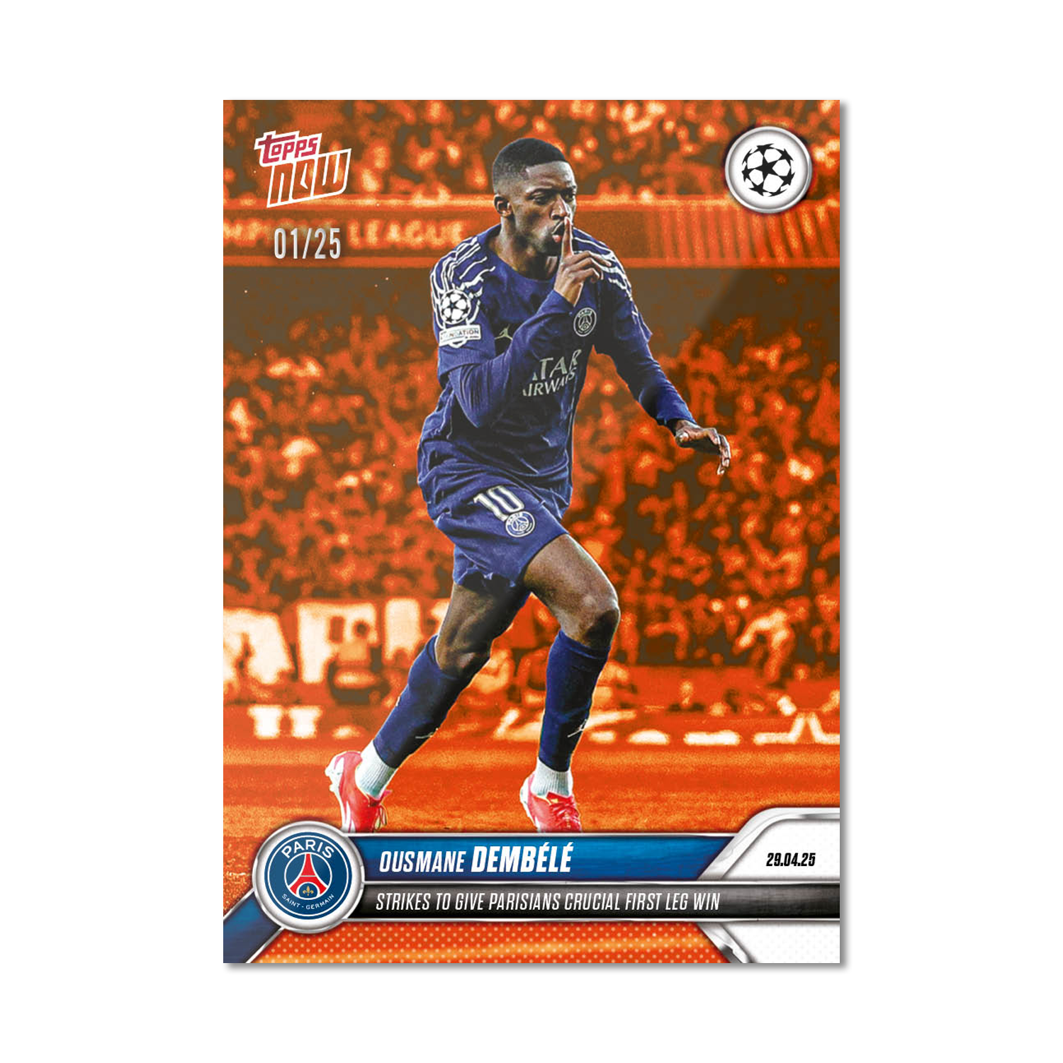 Ousmane Dembélé - 2024-25 UCL Topps NOW - Card 146 - PR: 398 - Image 5