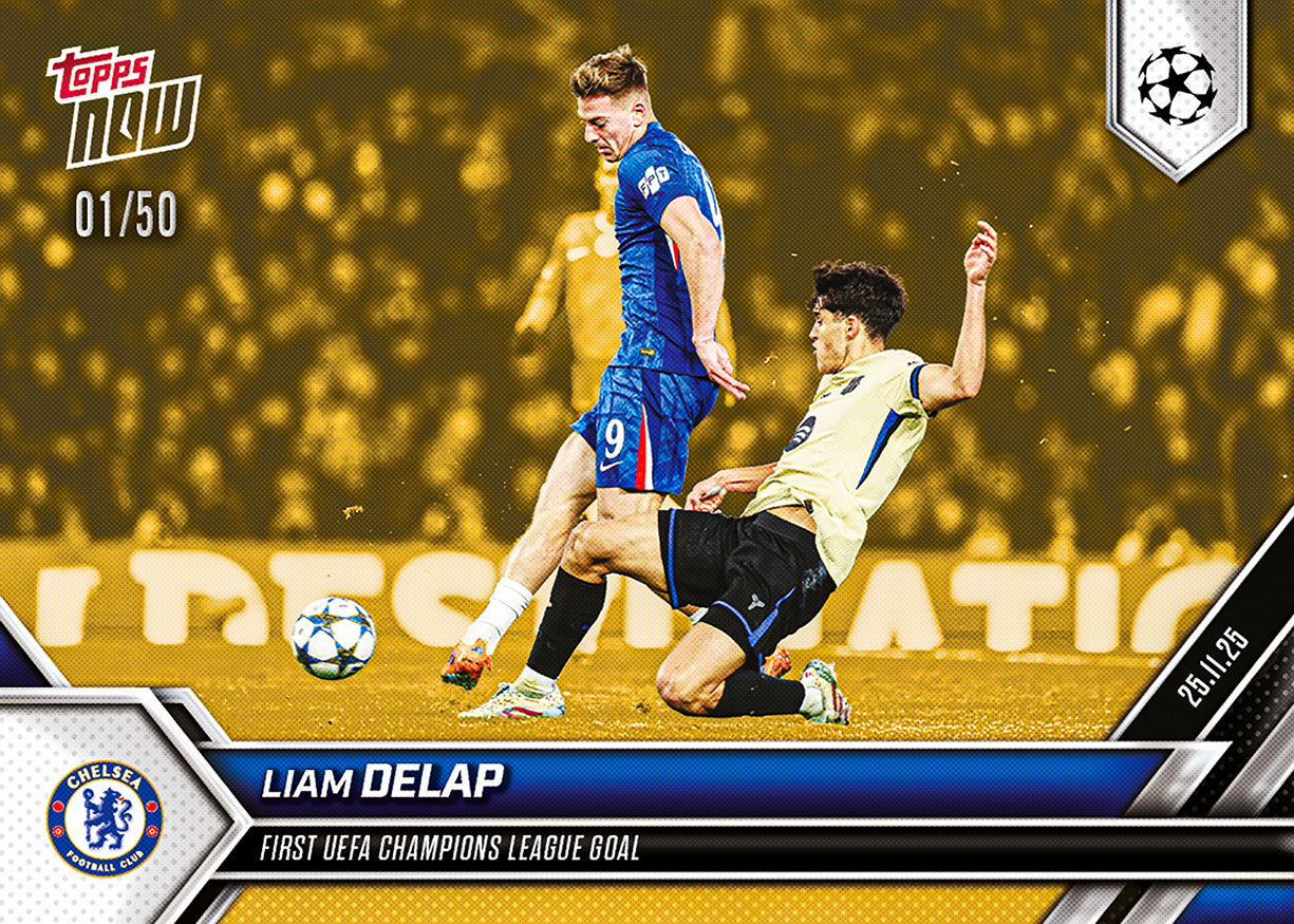 Liam Delap - 2025-26 UCL Topps NOW - Card 51 - PR: 342 - Image 6