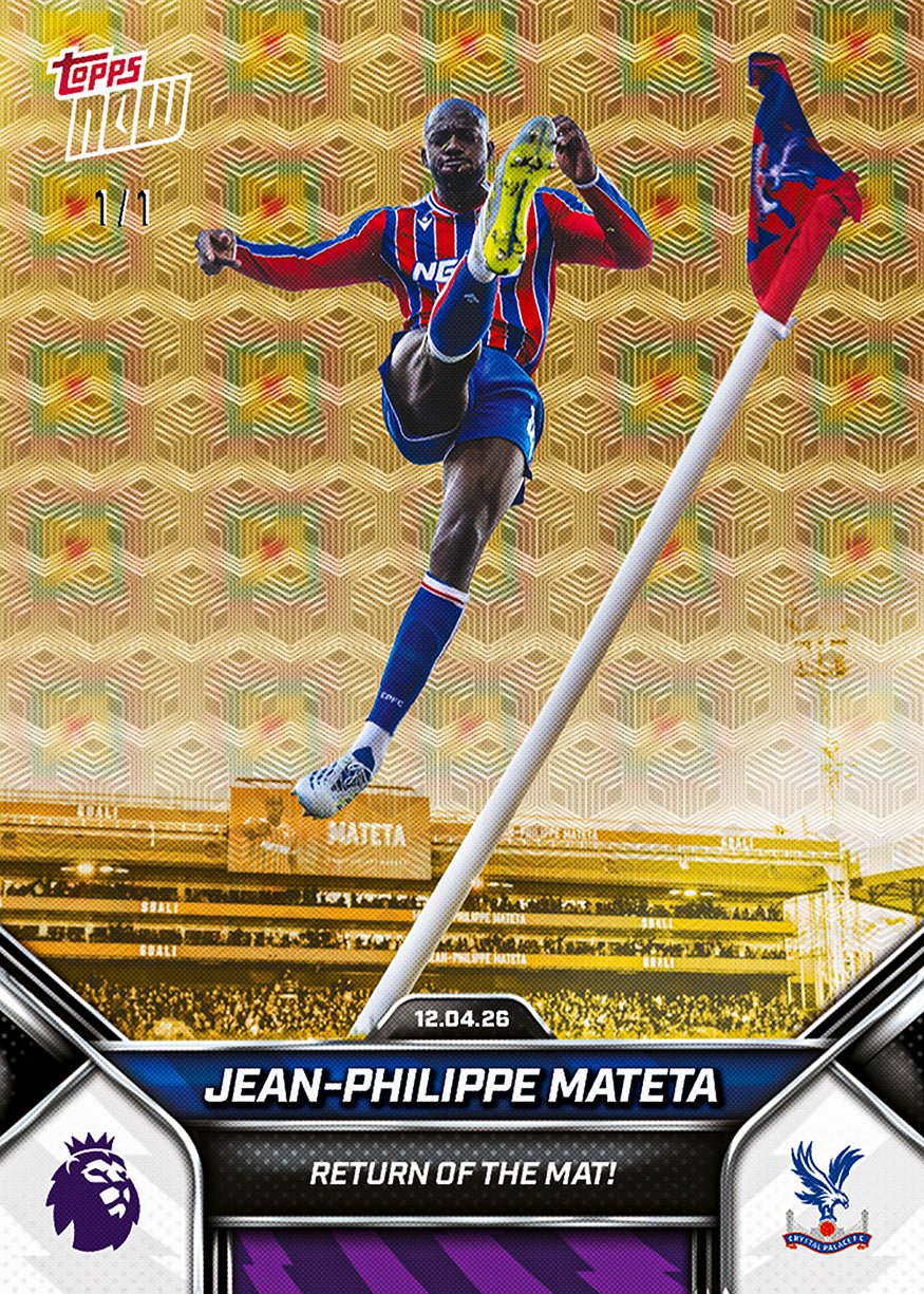Jean-Philippe Mateta - 2025-26 Premier League Topps NOW - Card 169 - PR: 523 - Image 2