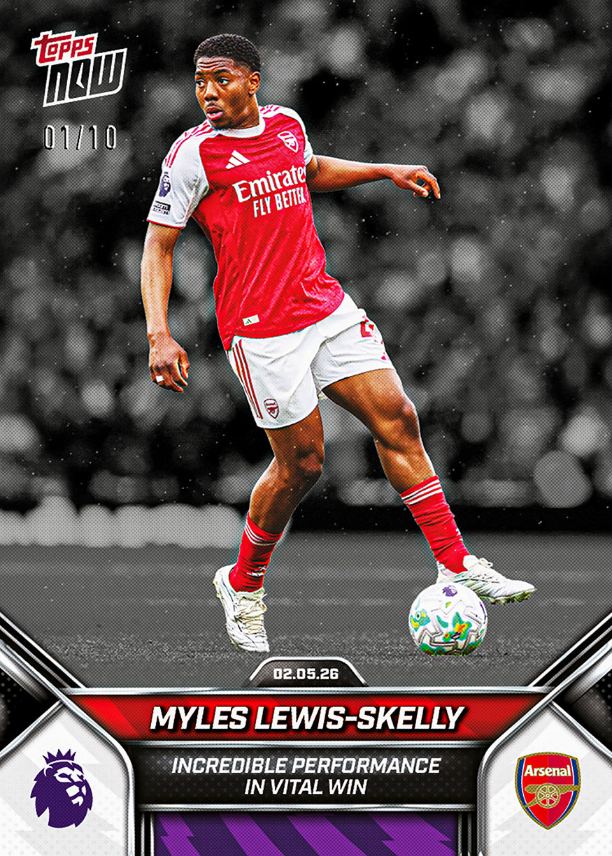 Myles Lewis-Skelly - 2025-26 Premier League Topps NOW - Card 185 - PR: 863 - Image 4