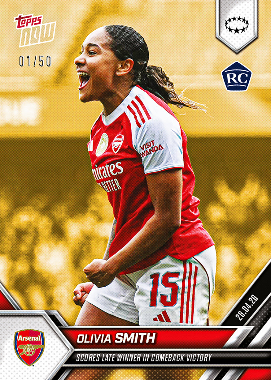 Olivia Smith - 2025-26 UWCL Topps NOW - Card 27 - PR: 762 - Image 6