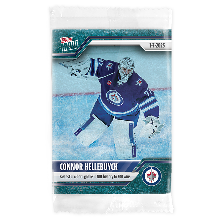 Connor Hellebuyck - 2024-25 NHL Topps NOW - Sticker 82 - PR: 135 - Image 3