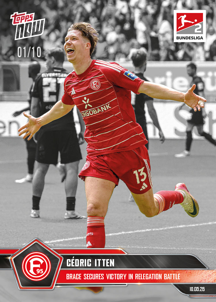 Cedric Itten - 2025-26 Bundesliga Topps NOW - Card 192 - PR: 179 - Image 4
