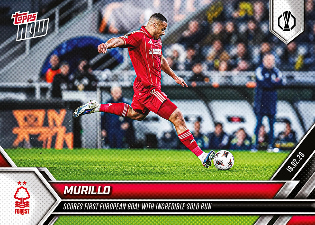 Murillo - 2025-26 UEL Topps NOW - Card 19 - PR: 153