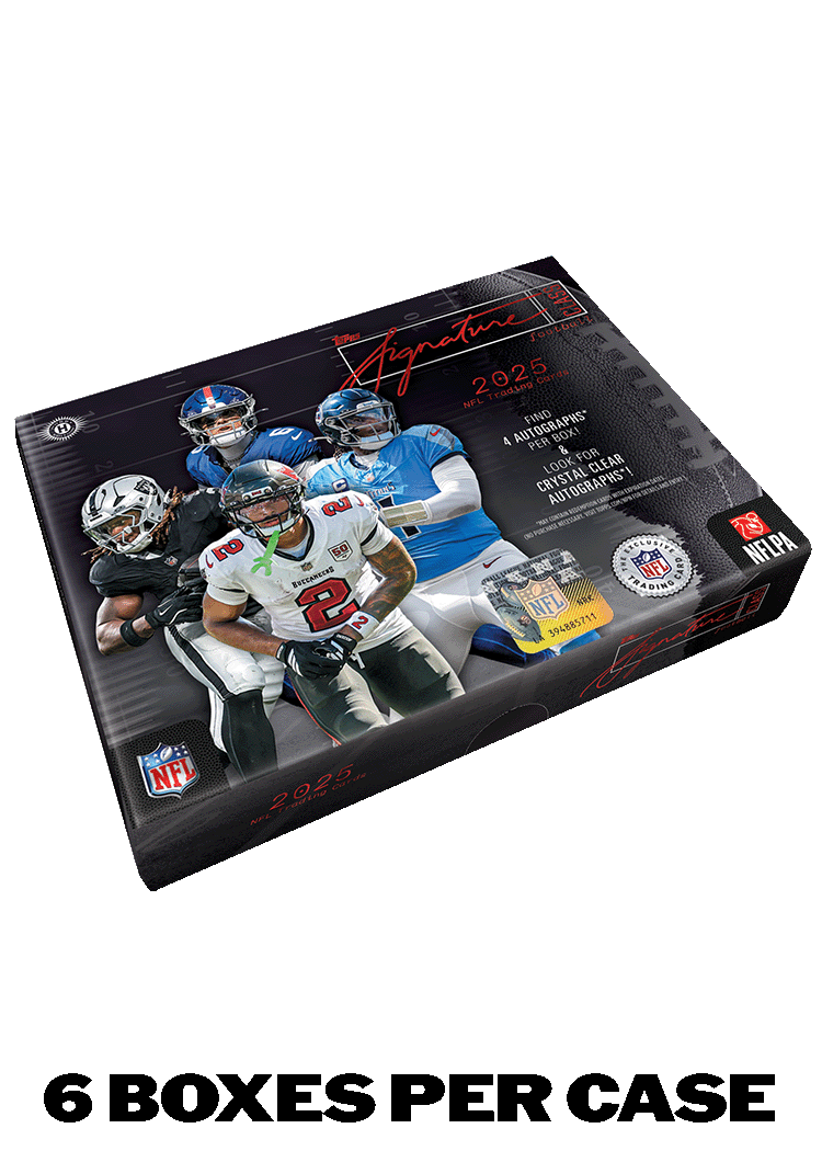 2025 Topps Signature Class Football - Jumbo Box - Sealed Case