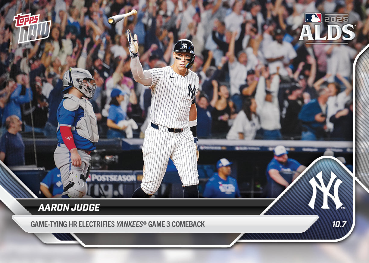 Aaron Judge - 2025 MLB Topps NOW - Card 838 - PR: 8219 - Image 3