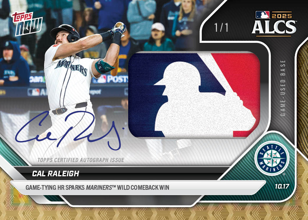 Cal Raleigh - 2025 MLB Topps NOW - Card 881 - PR: 7683 - Image 2
