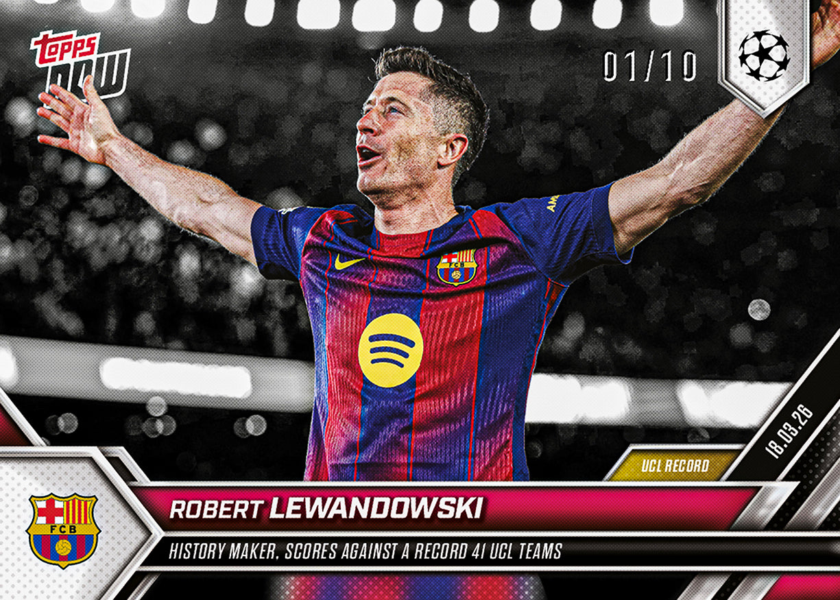 Robert Lewandowski - 2025-26 UCL Topps NOW - Card 113 - PR: 1810 - Image 6