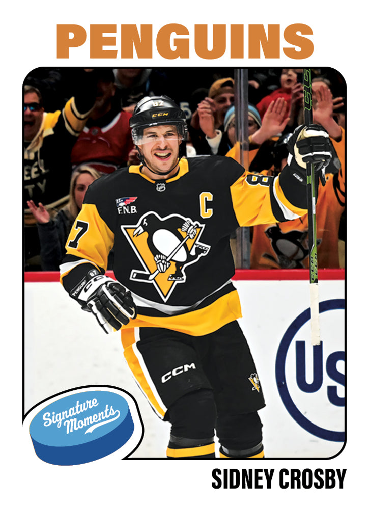 Sidney Crosby - 2025-26 NHL Topps NOW - Sticker # 68 Pack - PR: 1240 - Image 2