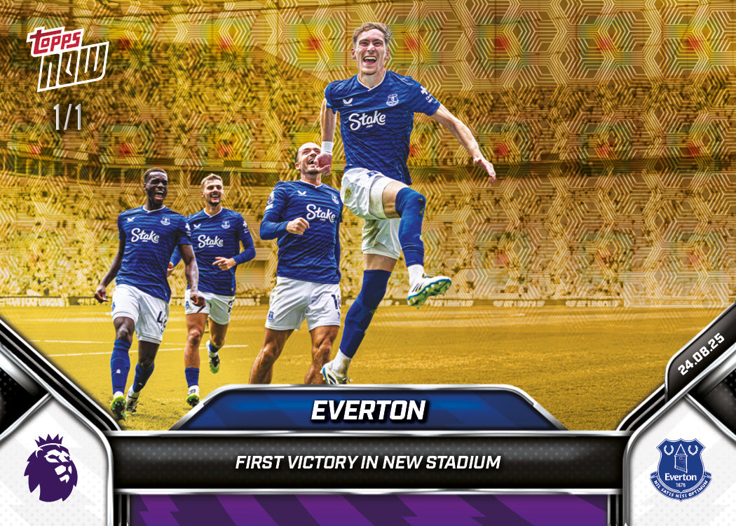 Everton FC - 2025-26 Premier League Topps NOW - Card 10 - PR: 505 - Image 2