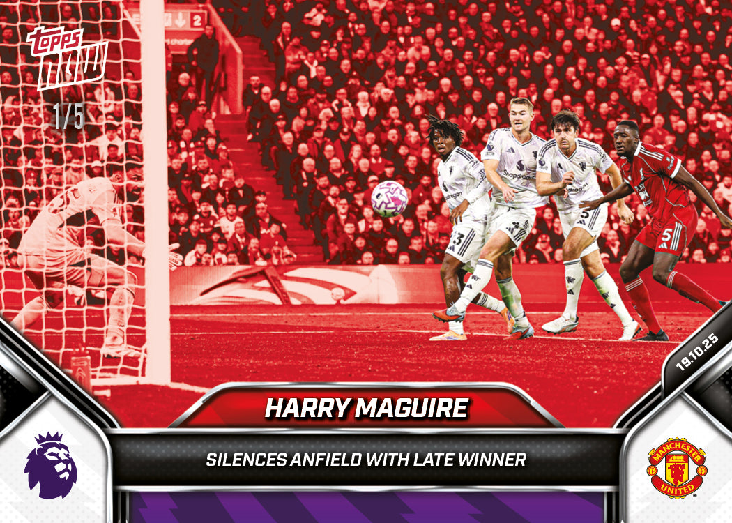 Harry Maguire - 2025-26 Premier League Topps NOW - Card 39 - PR: 902 - Image 3