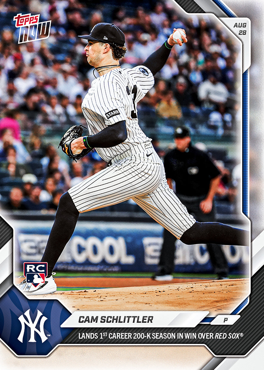 Cam Schlittler - 2026 MLB Topps NOW - Card 608 - PR: 3967