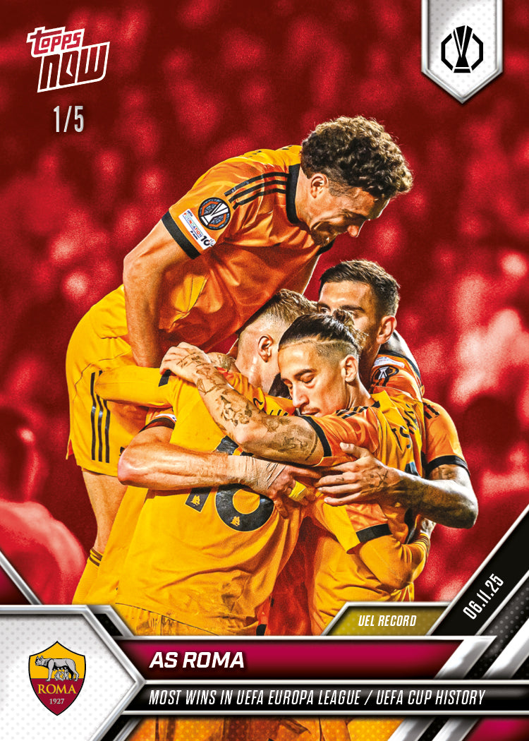 AS Roma- 2025-26 UEL Topps NOW - Card 8 - PR: 207 - Image 3