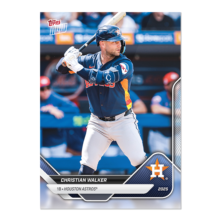 Alternative view of 2025 Houston Astros MLB Topps NOW Road To Opening Day 11-Card Team Set - PR: 447