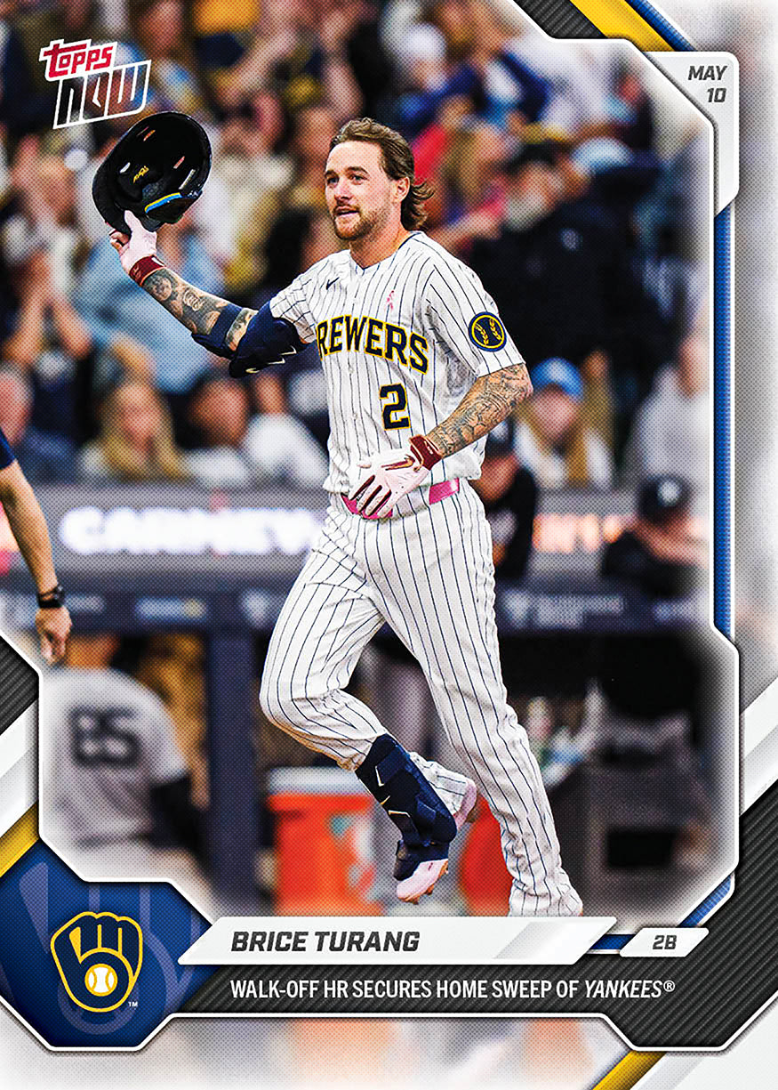 Brice Turang - 2026 MLB Topps NOW - Card 187 - PR: 997