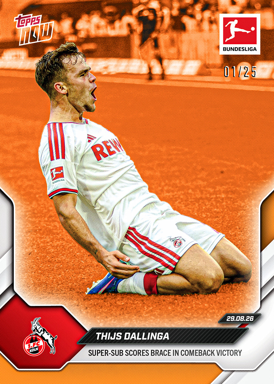 Thijs Dallinga - 2026-27 Bundesliga Topps NOW - Card 8 - Image 5