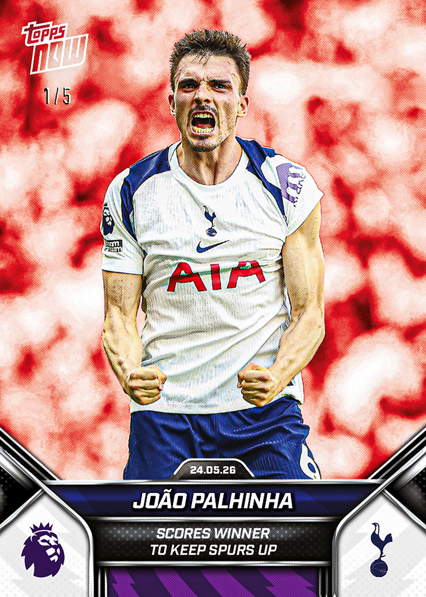 João Palhinha - 2025-26 Premier League Topps NOW - Card 204 - PR: 637 - Image 3
