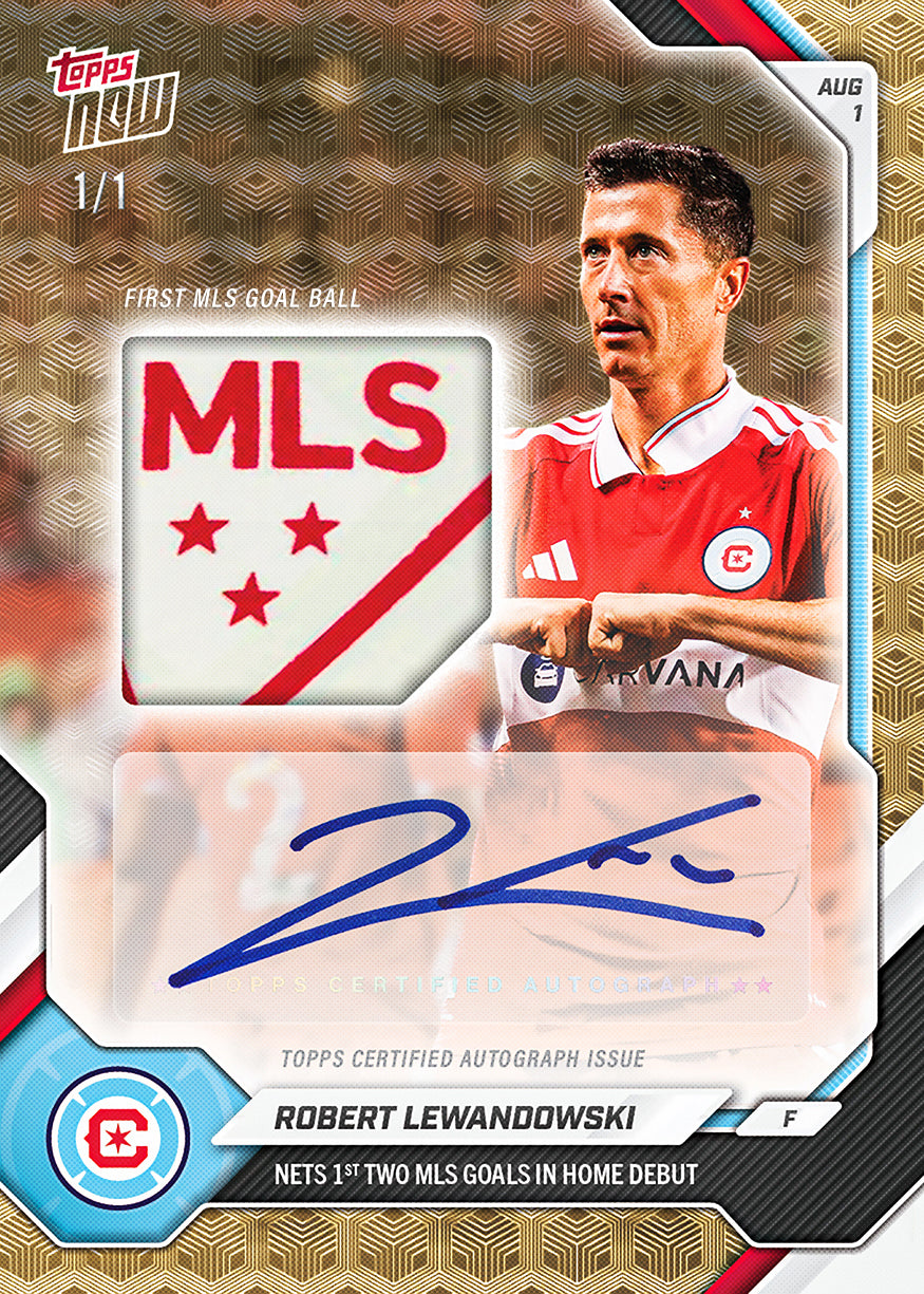 Robert Lewandowski - 2026 MLS Topps NOW - Card 60 - PR: 2821 - Image 2