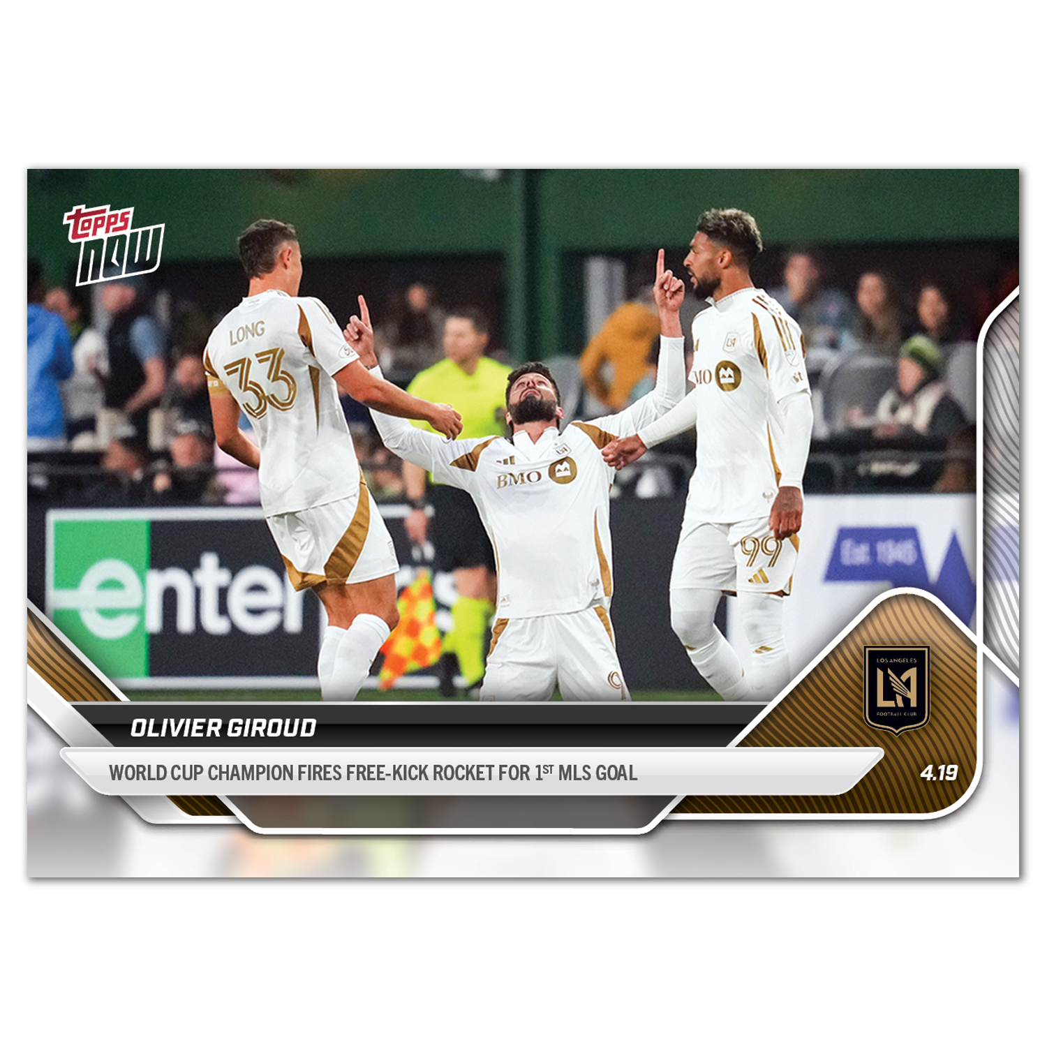 Olivier Giroud - 2025 MLS Topps NOW - Card 32 - PR: 201