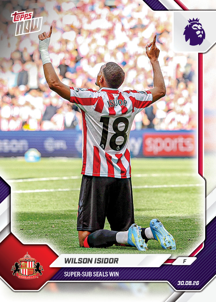 Wilson Isidor - 2026-27 Premier League Topps NOW - Card 15